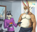 Big Mika and Not Big Wes by MikaLapine