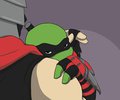 Shredder x foot!Leo - To serve and protect by teddyparty