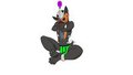 Birthday Houndour Hugs! by Mud