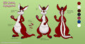 Eric Bacon Skunkaroo: Model sheet (SFW) by sirkain