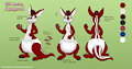 Eric Bacon Skunkaroo: Model sheet (Diapered)