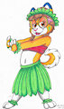 Hula Girl by SilverSimba01