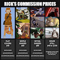 Commission Prices 2025 by FoxxJ