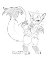 Lil hybrid fox critter by KanArt