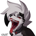 Midnight Mutt Mawshot by KanArt