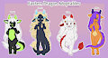 Fundraiser Adoptables: Eastern Dragons! by ItsyMitsy