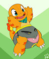 Charmander and pampquaza by KASTMI