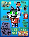 (ENDS TODAY) YCH Cultist Of The Lamb by SergeFoxPaws