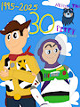 Toy Story 30th Anniversary by PrincessTheWolf