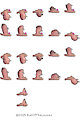 Sprite Sheet and Animation of Rose the Fruit Bat by BatOfTheLeaves