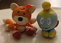 Tails Doll and Chao Sculpture by sonicremix