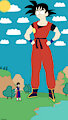 Big Goku Tiny Chichi by Simplyash