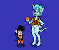 Goku and bulma (but tom and jerry) by Simplyash