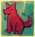 Sketchy red dingo by TyJackification