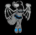 Demon wolf bat by TyJackification