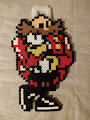 Eggman Thinking Perler by ryuuiaryuusei