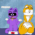 Catnap Took Tails Clothes by LapisCrowLime