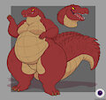 Cranberry Gator Adopt-OPEN by ChaosEye