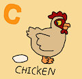 C is for Chicken #1 (My Version) - Chicken (Hotel Transylvania)