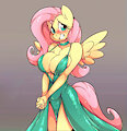 Fluttershy's Gown by BananaSugar