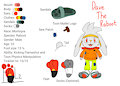 (OC Refs.) Dave The Raboot by Feetgrowthlover2