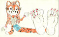 Liea's Candy Cane Toes Remake by LouisEugenioJR1990