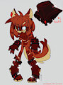Ivar the red wolf by Lizabuguwu