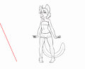 Lazer pointer animation ych by SynnfulTiger