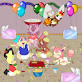 Baby Pokemon Party -By NazzNikoNanuke-