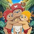 Chopper in hugs brothers by vasan