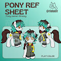 Pony Ref Sheet - Commission Sold by riorioluu