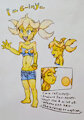 Pac-inya the cute lil pac-girl - Cute lil ref by FidelTheMouse
