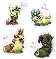 Various Maroth as babies! :3 by Billblok