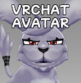 VRChat Avatar - Gaz the Digital Monster by C0C0Puffs
