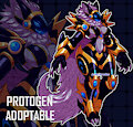 [ADOPTABLE] / Shooting Star Protogen by Sheecktor