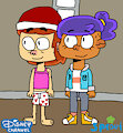 Santa Ollie Allen and Cleo Badette Picture by Disney Channel and Sprout