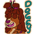 Doggy Sticker by rouenne4kilo