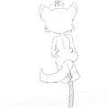 Day 2 of pose practice homework - swinging from a rope