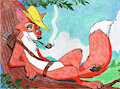 Robin Hood Smoking by Zaeryn