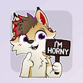 Horny sign sticker YCH for Fenix Thorn by AlexUmkaArt