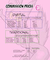 Prices for all Commissions by Kagemusha