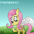 Fluttershy holding a butterfly