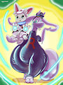 Rubberizing Duo - Team Rubber Rocket Goodra and Minccino by Mewscaper