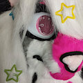 Starlight Candy Pup Fursuit Head by arnossilas