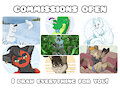 Commissions OPEN - Please feed a disabled Artist by fennekfuchs