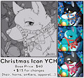 Christmas Icon YCH reminder by Mavrick