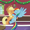 Applejack and Rainbow Dash (MLP: FiM) by DragonCrystal