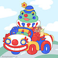 Clown Frog Clown Car