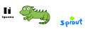 I is for Iguana #4 (My Version) - Iguana