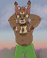Dad and Son Bears by YukiIceKeeper